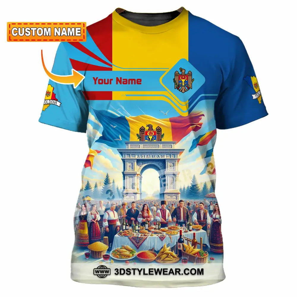 Unisex Shirt - Custom Moldova Shirt - T-shirt