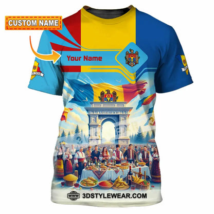Unisex Shirt - Custom Moldova Shirt - T-shirt