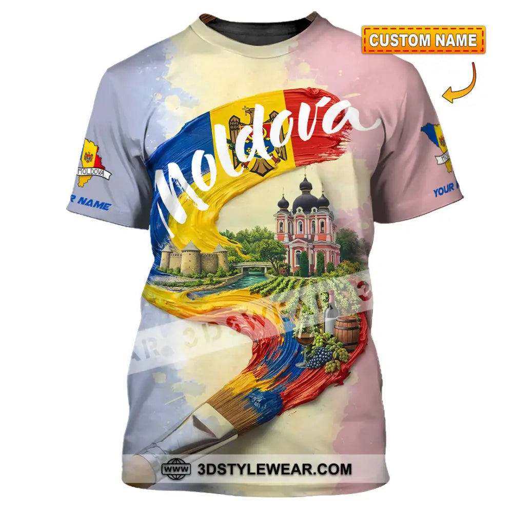 Unisex Shirt - Custom Moldova Shirt - T-shirt