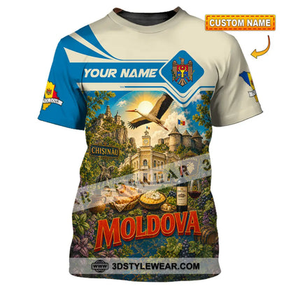 Unisex Shirt - Custom Moldova Shirt - T-shirt