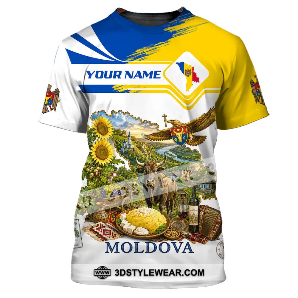 Unisex Shirt - Custom Moldova Shirt - T-Shirt / S - T-shirt
