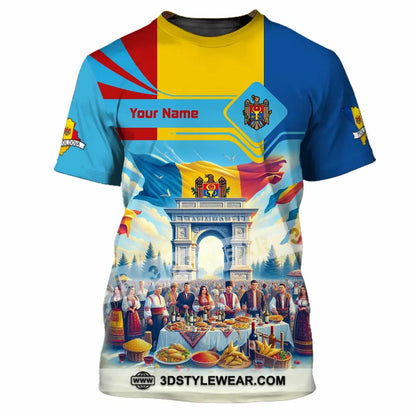 Unisex Shirt - Custom Moldova Shirt - T-Shirt / S - T-shirt