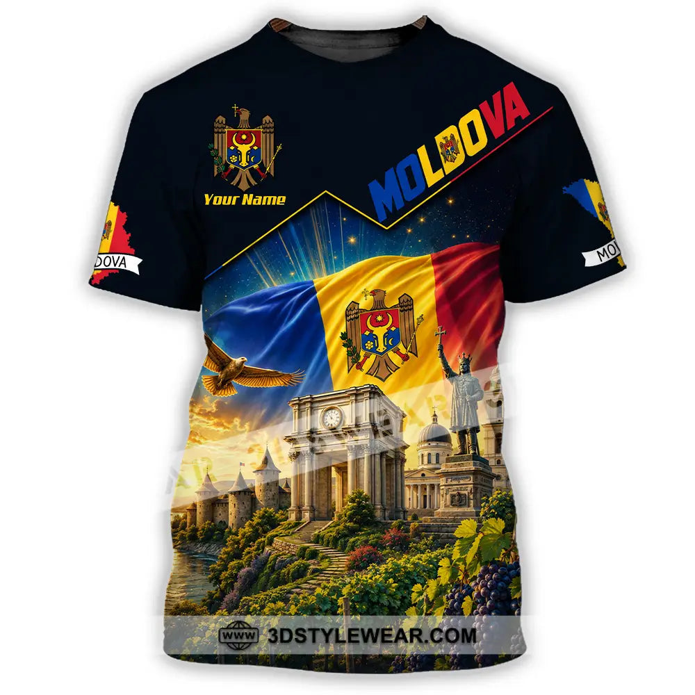 Unisex Shirt - Custom Moldova Shirt - T-Shirt / S - T-shirt