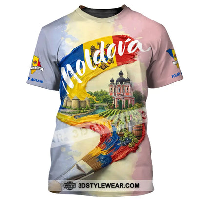 Unisex Shirt - Custom Moldova Shirt - T-Shirt / S - T-shirt