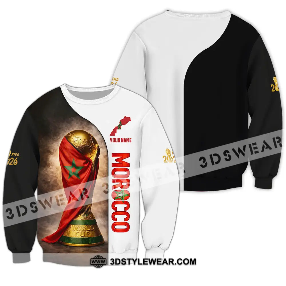Unisex Shirt - Custom Morocco 3D Shirt Long Sleeve / S T-shirt