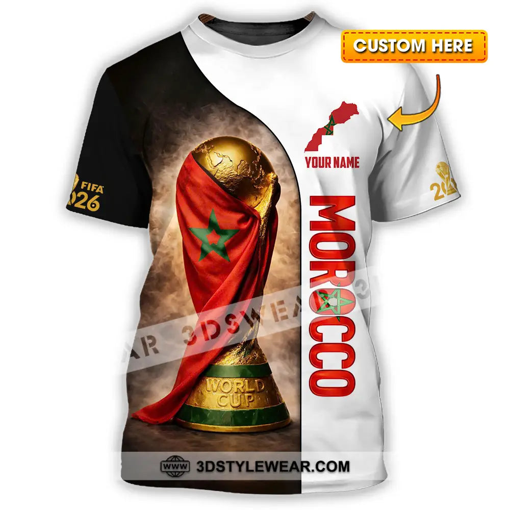 Unisex Shirt - Custom Morocco 3D Shirt T-shirt
