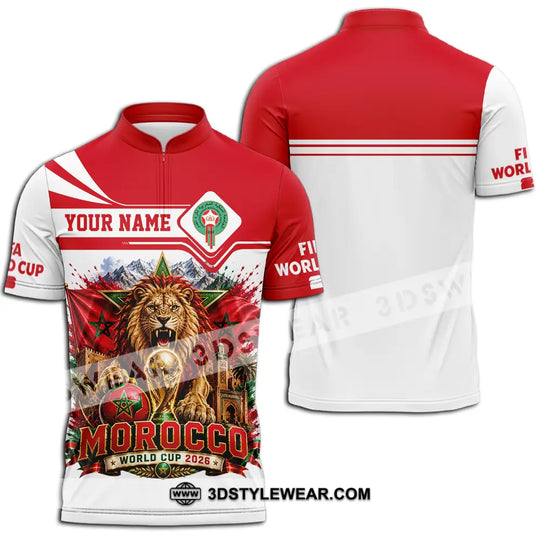 Unisex Shirt - Custom Morocco World Cup 2026 Shirt style option 2