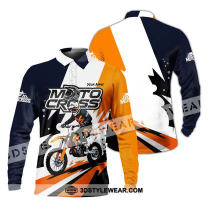 Unisex Shirt - Custom Motocross Shirt - Long Sleeve Polo / S - T-shirt