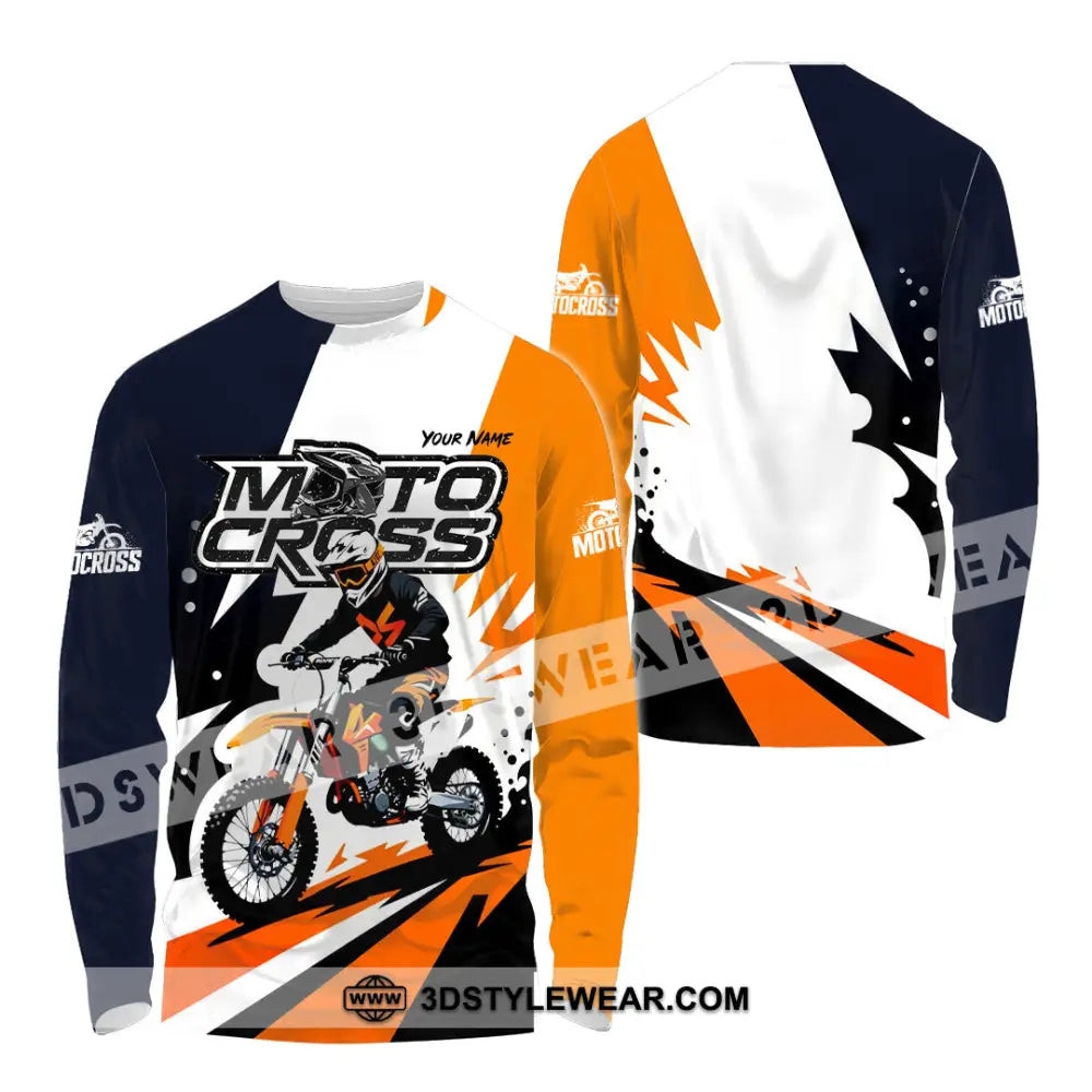 Unisex Shirt - Custom Motocross Shirt - Long Sleeve Shirt / S - T-shirt