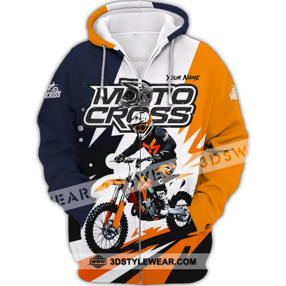 Unisex Shirt - Custom Motocross Shirt - Zipper Hoodie / S - T-shirt