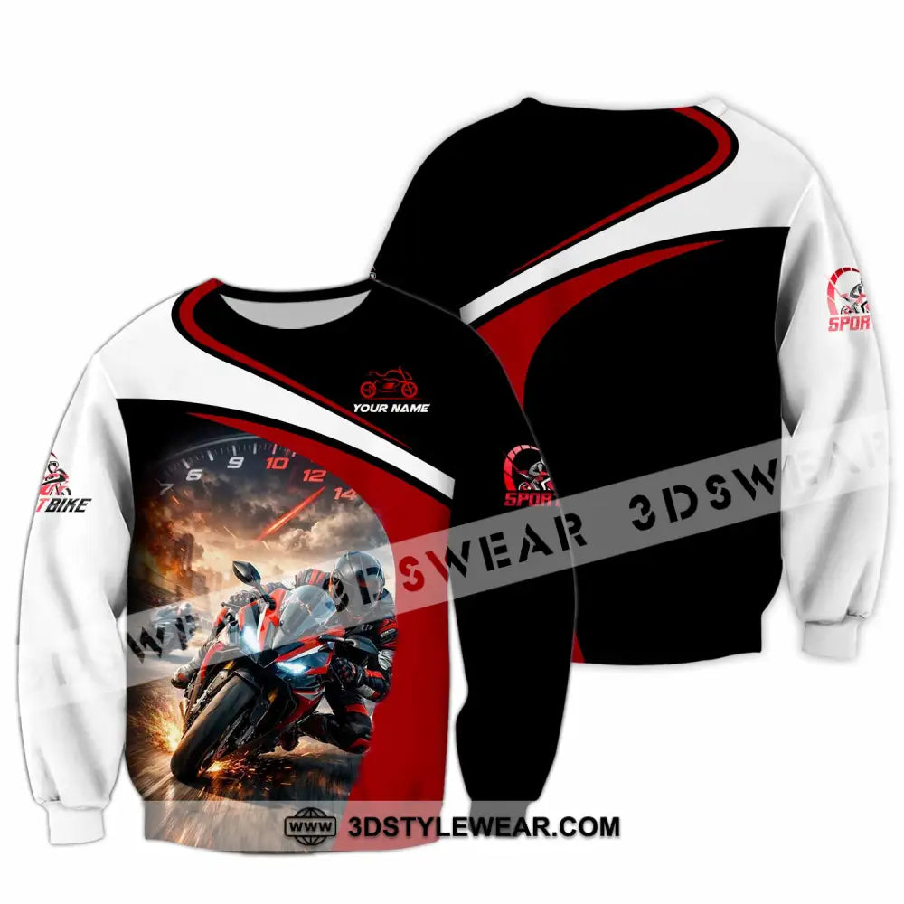 Unisex Shirt - Custom Motorbike Shirt - Long Sleeve / S - T-shirt
