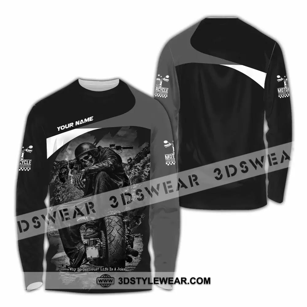 Unisex Shirt - Custom Motorcycle Shirt - Long Sleeve Shirt / S - T-shirt