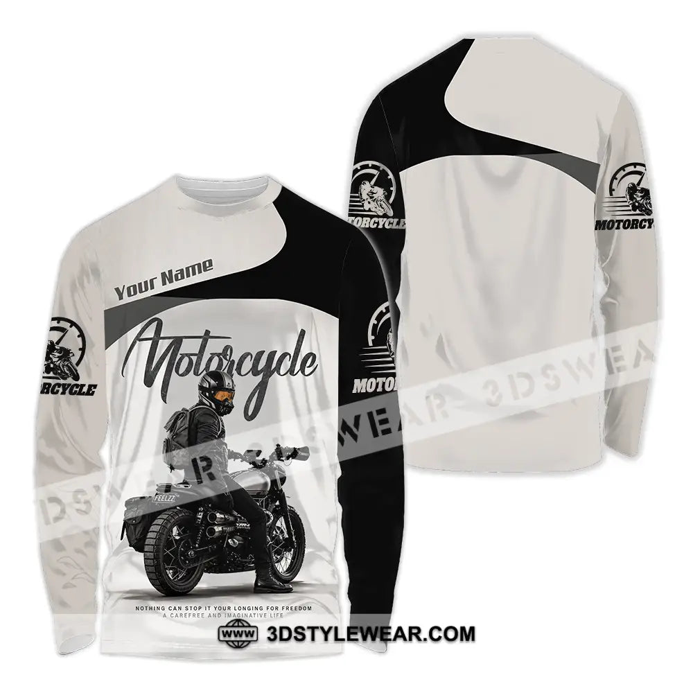 Unisex Shirt - Custom Motorcycle Shirt - Long Sleeve Shirt / S - T-shirt