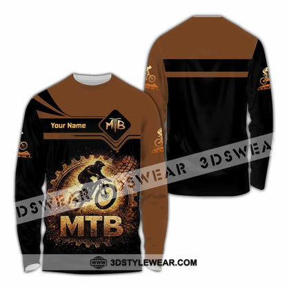 Unisex Shirt - Custom Mountain Bike Shirt - Long Sleeve Shirt / S - T-shirt