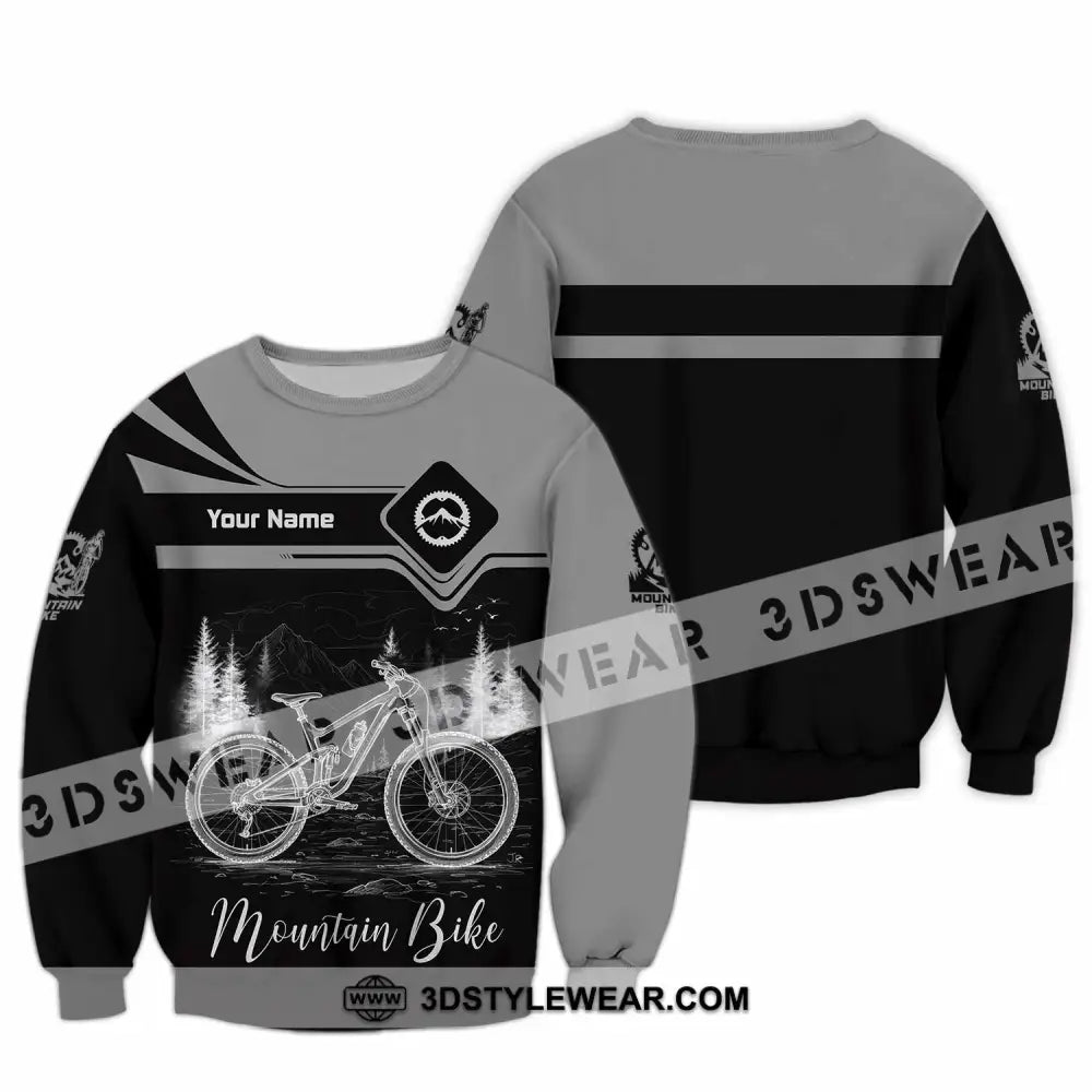 Unisex Shirt - Custom Mountain Bike Shirt - Long Sleeve / S - T-shirt
