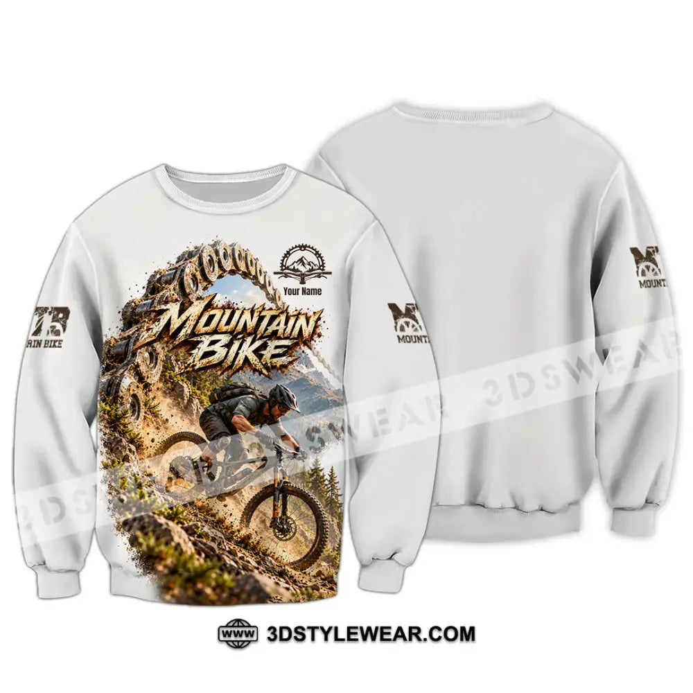 Unisex Shirt - Custom Mountain Bike Shirt - Long Sleeve / S - T-shirt