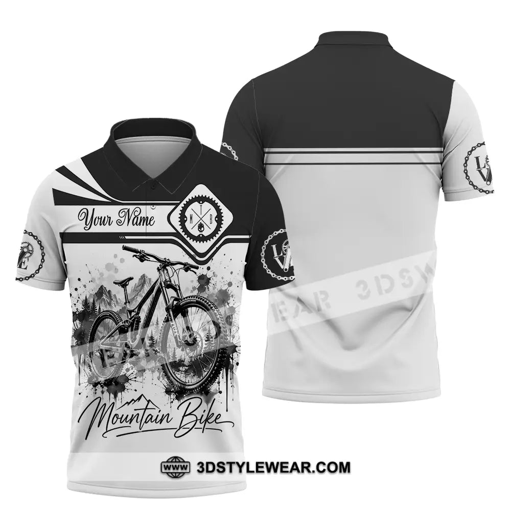Unisex Shirt - Custom Mountain Bike Shirt - Polo Shirt / S - T-shirt