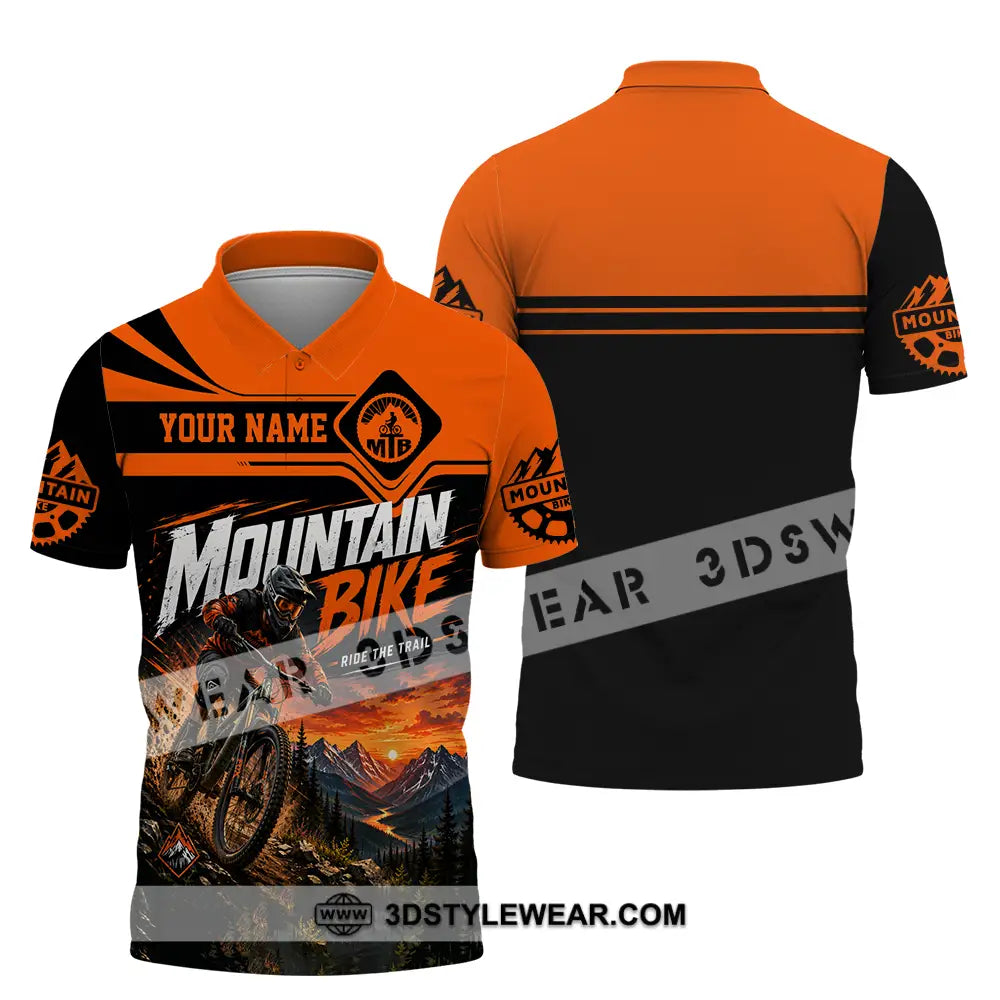 Unisex Shirt - Custom Mountain Bike Shirt - Polo Shirt / S - T-shirt