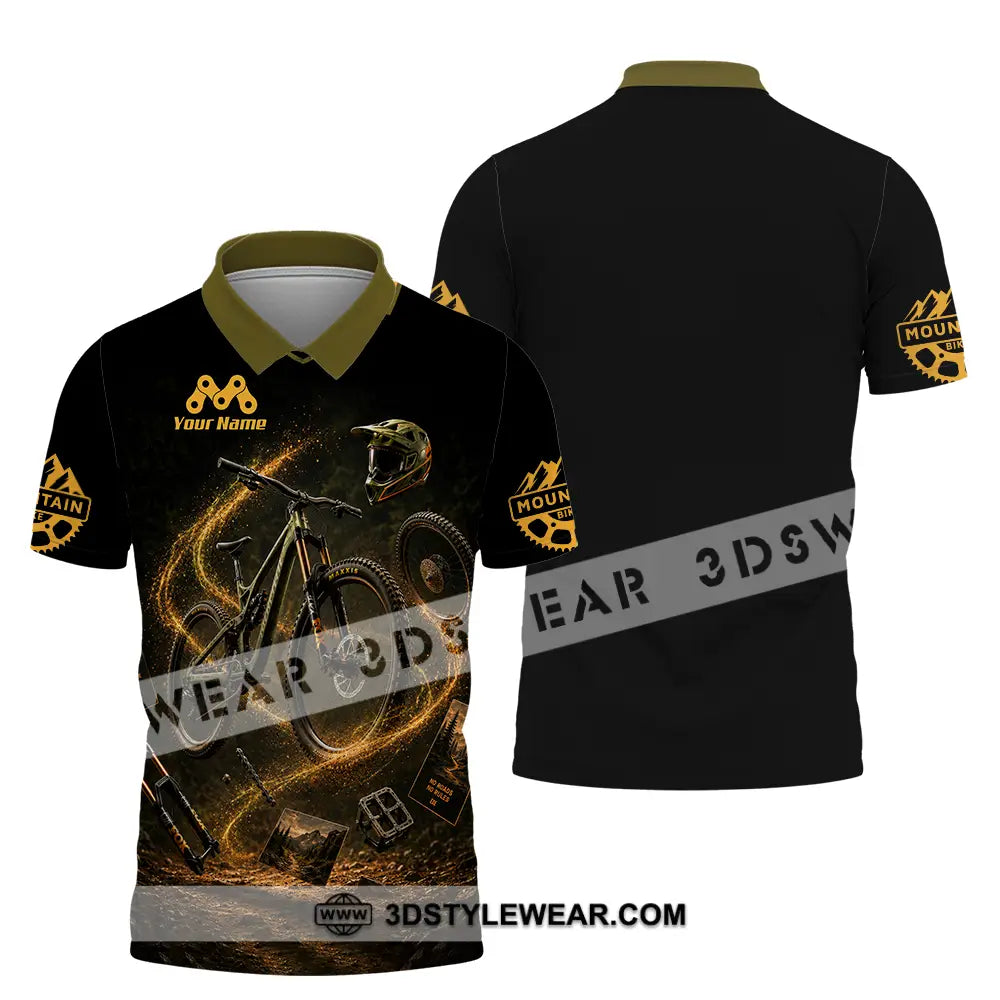 Unisex Shirt - Custom Mountain Bike Shirt - Polo Shirt / S - T-shirt