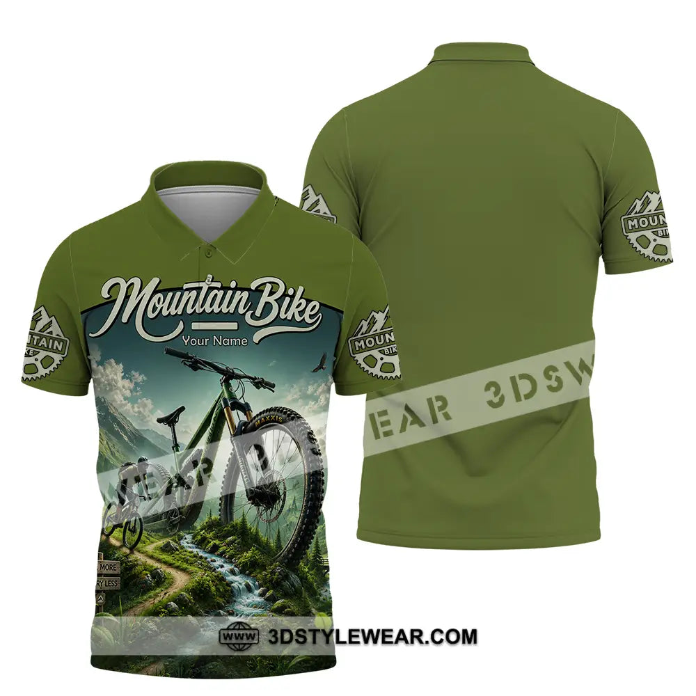 Unisex Shirt - Custom Mountain Bike Shirt - Polo Shirt / S - T-shirt