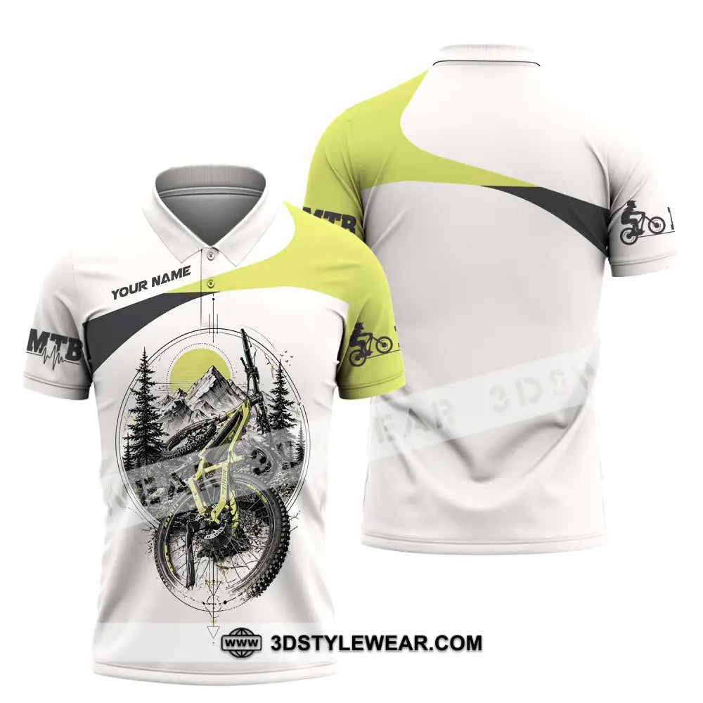 Unisex Shirt - Custom Mountain Bike Shirt - Polo Shirt / S - T-shirt