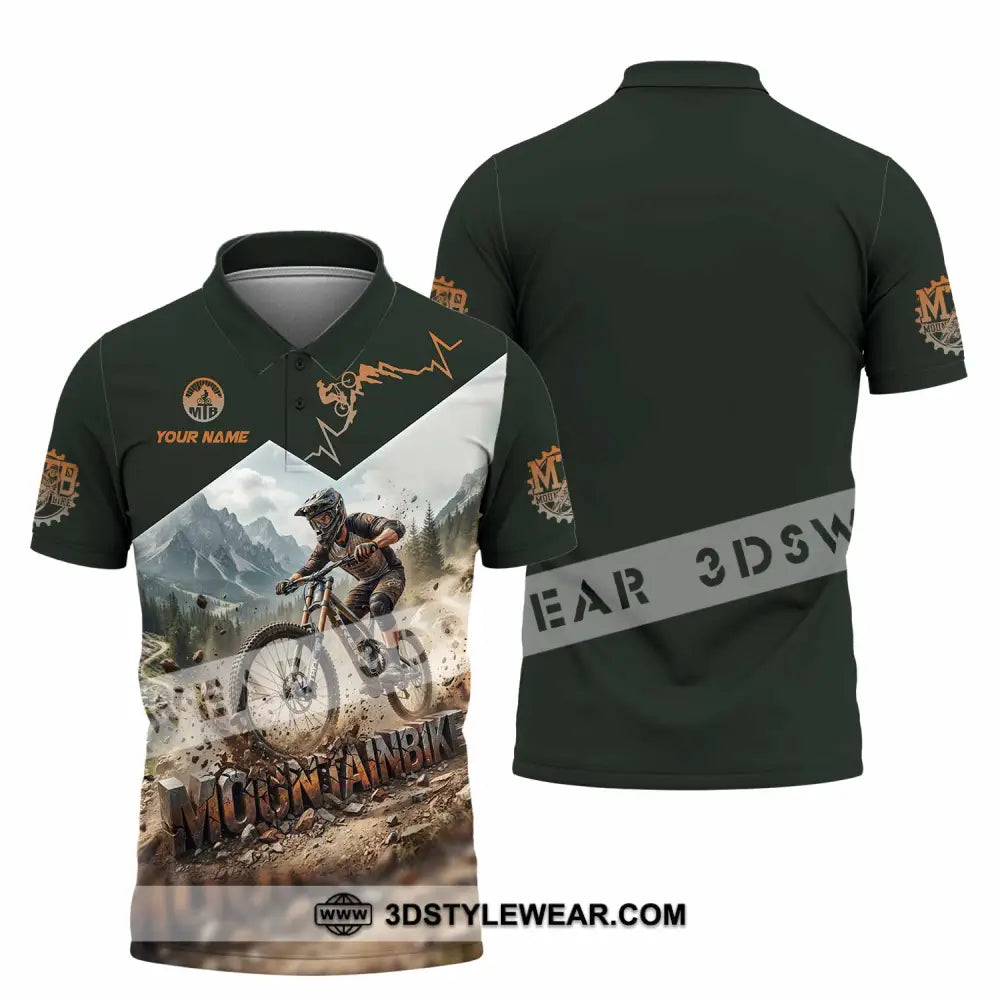 Unisex Shirt - Custom Mountain Bike Shirt - Polo Shirt / S - T-shirt