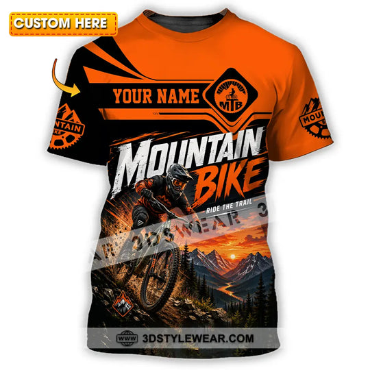 Unisex Shirt - Custom Mountain Bike Shirt style option 1