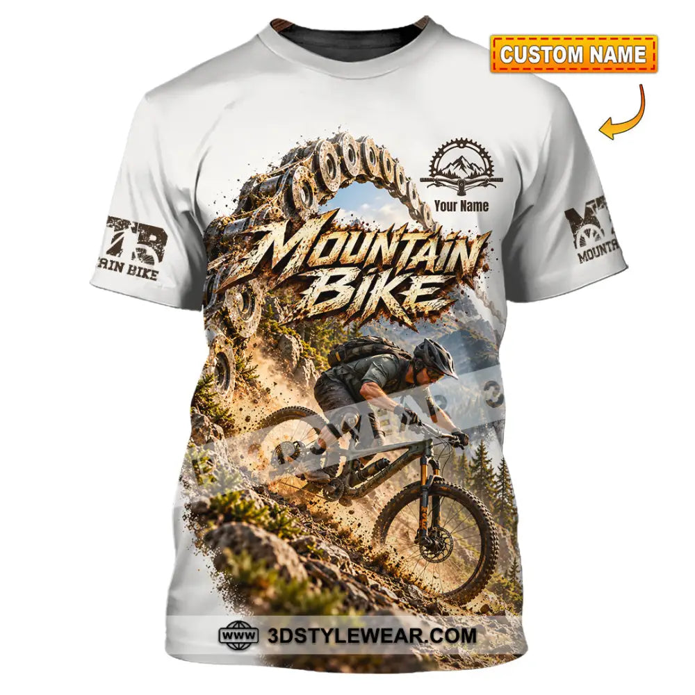 Unisex Shirt - Custom Mountain Bike Shirt - T-shirt