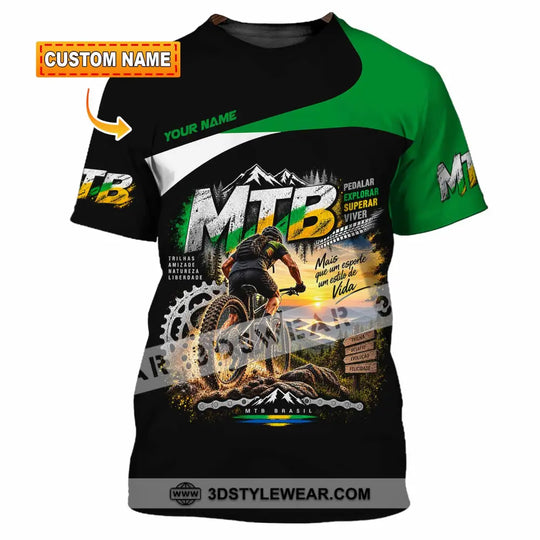 Unisex Shirt - Custom Mountain Bike Shirt style option 1