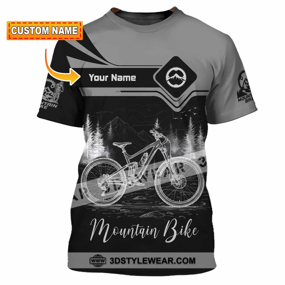 Unisex Shirt - Custom Mountain Bike Shirt - T-shirt