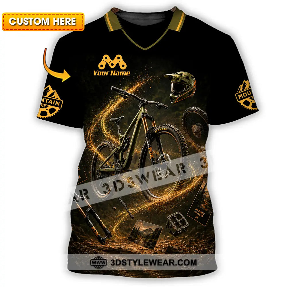 Unisex Shirt - Custom Mountain Bike Shirt - T-shirt