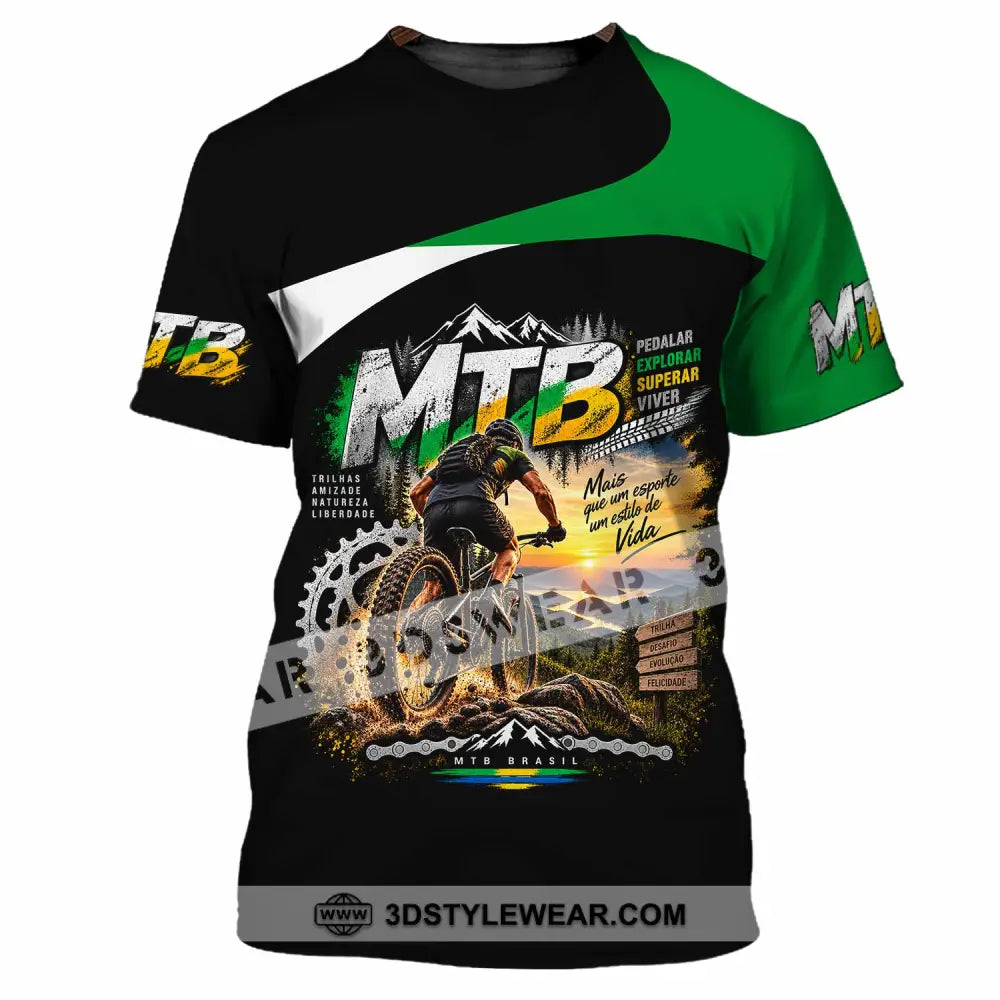 Unisex Shirt - Custom Mountain Bike Shirt - T-Shirt / S - T-shirt