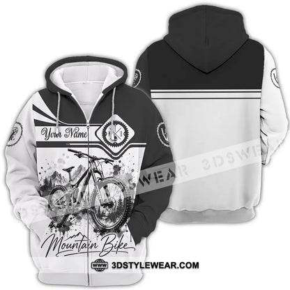 Unisex Shirt - Custom Mountain Bike Shirt - Zipper Hoodie / S - T-shirt