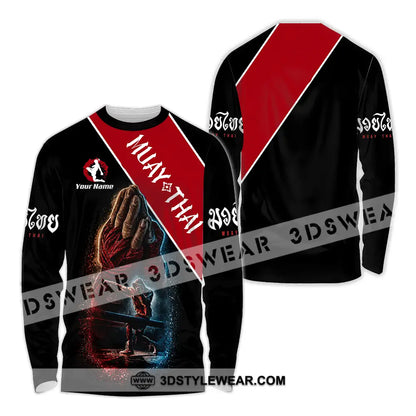 Unisex Shirt - Custom Muay Thai Shirt - Long Sleeve Shirt / S - T-shirt
