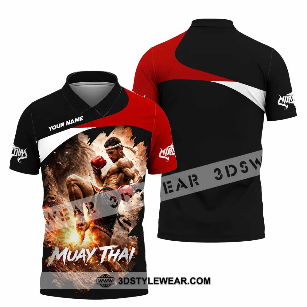 Unisex Shirt - Custom Muay Thai Shirt - Polo Shirt / S - T-shirt