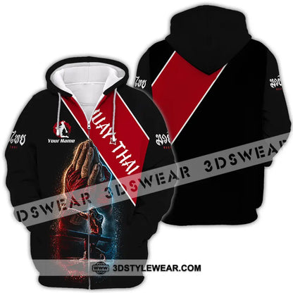 Unisex Shirt - Custom Muay Thai Shirt - Zipper Hoodie / S - T-shirt