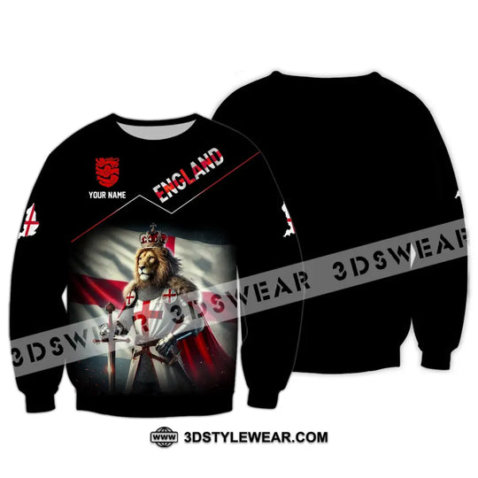 Unisex Shirt - Custom Name 2024 Euro Cup Shirt, England Team style option 4