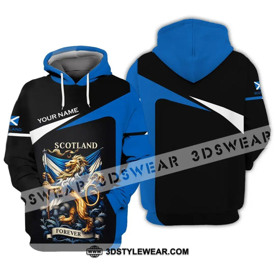 Unisex Shirt - Custom Name 3D Shirt - Scotland Forever style option 2