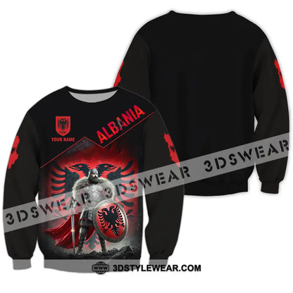 Unisex Shirt - Custom Name Shirt Abania - Long Sleeve / S - T-shirt