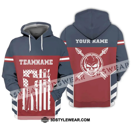 Unisex Shirt - Custom Name America Archery Shirt style option 3