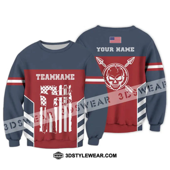 Unisex Shirt - Custom Name America Archery Shirt style option 4
