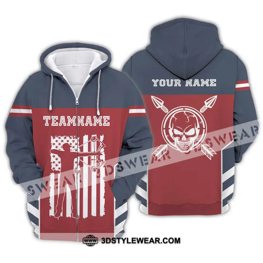 Unisex Shirt - Custom Name America Archery Shirt style option 2