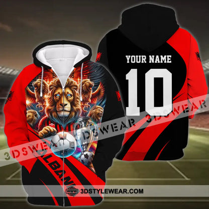 Unisex Shirt - Custom Name And Number Albania Euro 2024 Shirt National Team - Zipper Hoodie / S - T-shirt