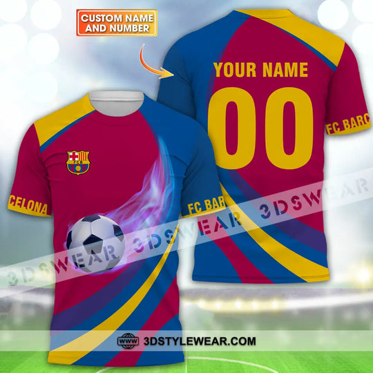 Unisex Shirt - Custom Name And Number Blaugrana Lover Shirt style option 1