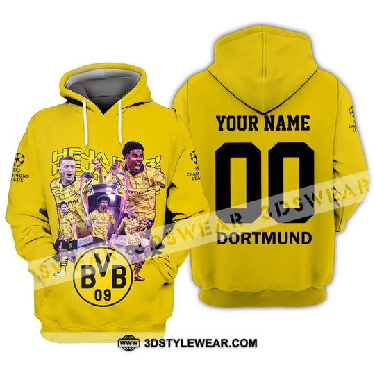 Unisex Shirt - Custom Name And Number, Der BVB C1 Shirt style option 4