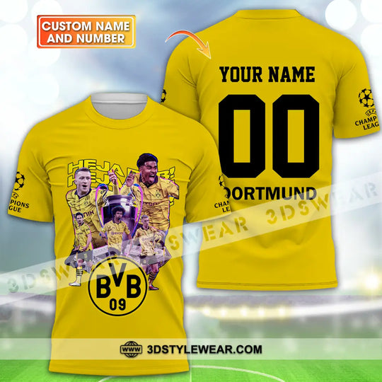 Unisex Shirt - Custom Name And Number, Der BVB C1 Shirt style option 1