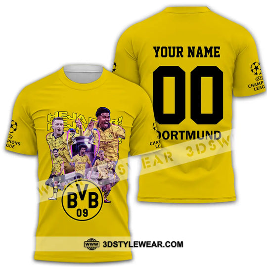 Unisex Shirt - Custom Name And Number, Der BVB C1 Shirt style option 2