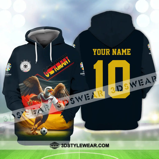 Unisex Shirt - Custom Name And Number, Eagle Germany Euro 2024 style option 4