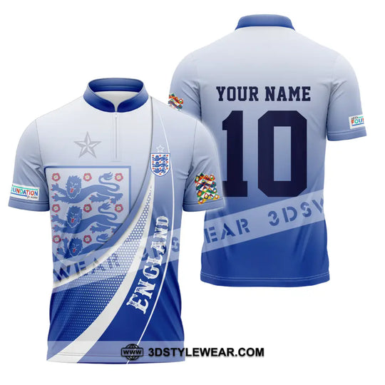 Unisex Shirt - Custom Name And Number, England Euro 2024 Shirt style option 3