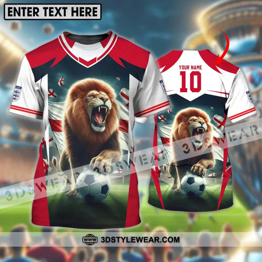 Unisex Shirt - Custom Name And Number England Euro Team Lover Shirt style option 1